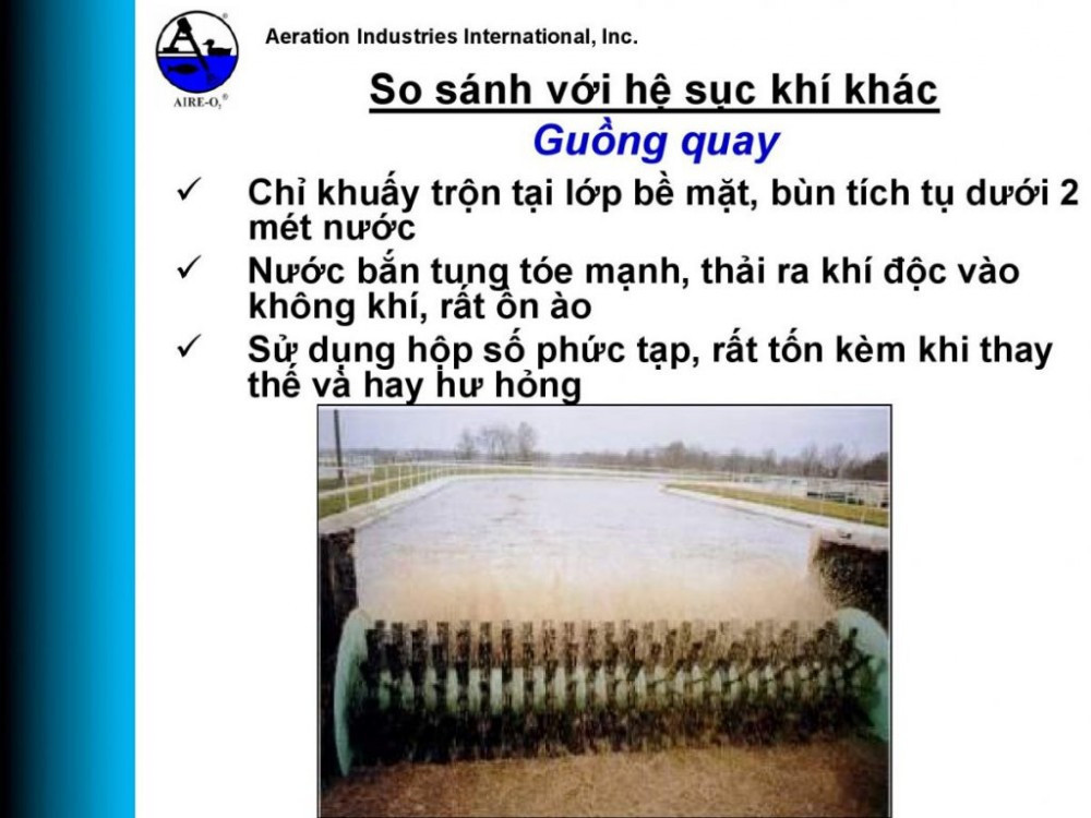 THIẾT BỊ SỤC KHÍ VÀ KHUẤY TRỘN BỀ MẶT TRITON